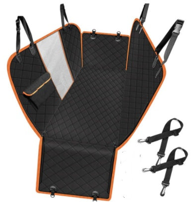 CarGuard Pro Pet Seat Cover - Waterproof Hammock Protector with Mesh Window