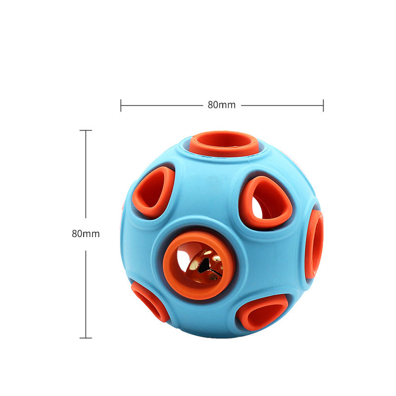 GlowBounce LED Ball - Light-Up Squeaky Toy for Dogs
