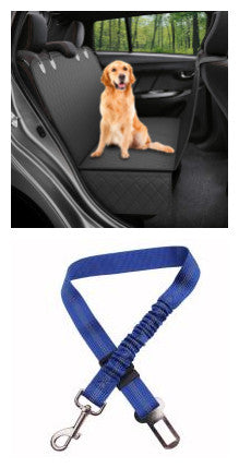 CarGuard Pro Pet Seat Cover - Waterproof Hammock Protector with Mesh Window
