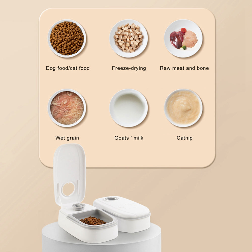 GravityFeed Dual Bowl Station - Automatic Pet Feeder & Water Dispenser