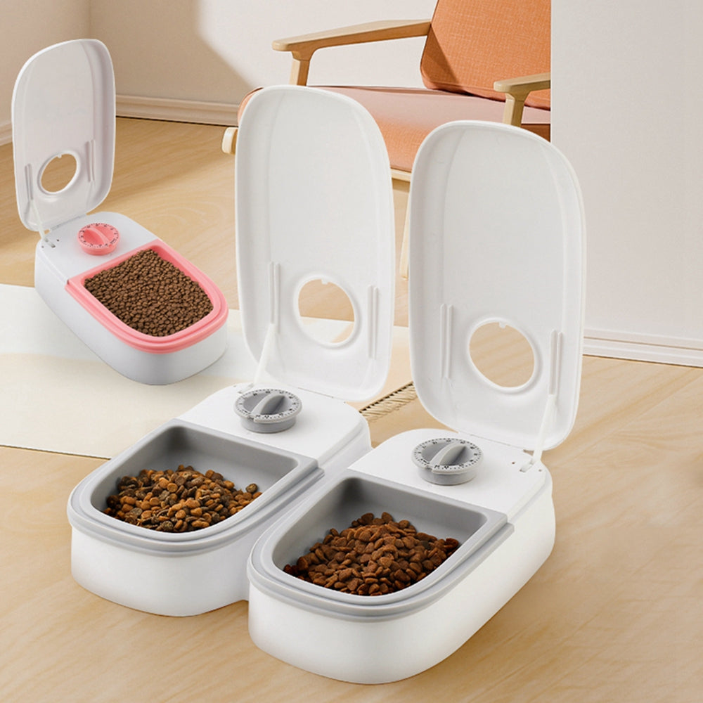 GravityFeed Dual Bowl Station - Automatic Pet Feeder & Water Dispenser