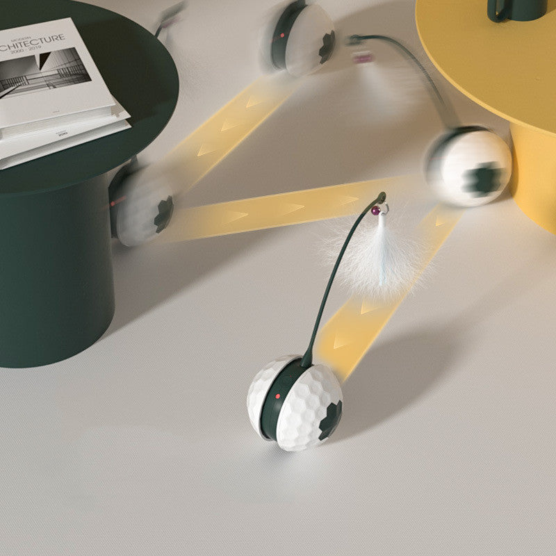 AutoPlay Smart Cat Teaser - Interactive Electric Feather Toy