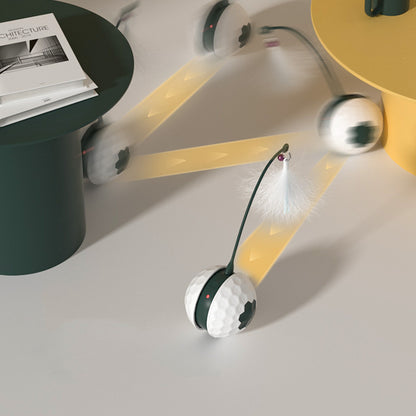 AutoPlay Smart Cat Teaser - Interactive Electric Feather Toy