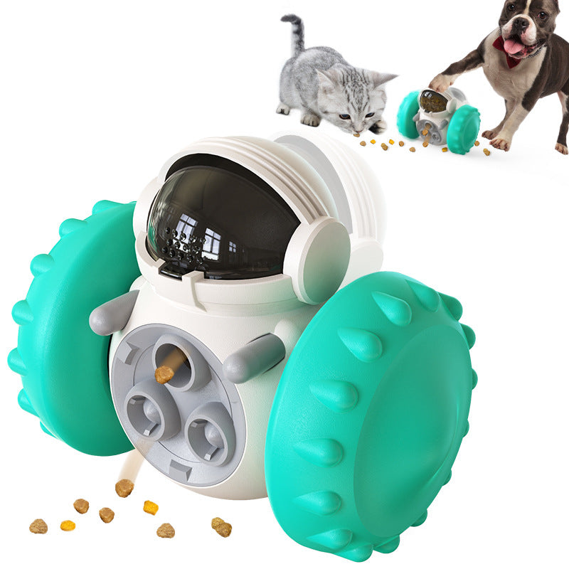 TumbleTreat Wobble Feeder - Interactive Slow Feed Puzzle Toy for Pets