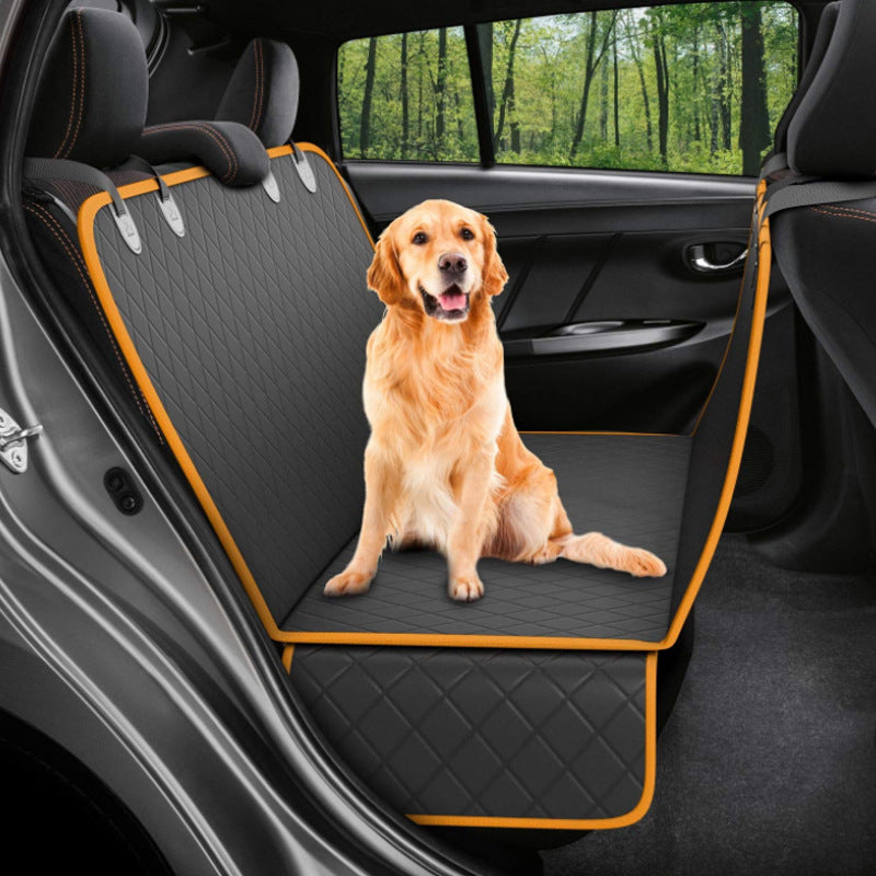 CarGuard Pro Pet Seat Cover - Waterproof Hammock Protector with Mesh Window