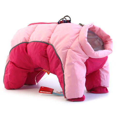 Quilted Puffer Coat - Thick Warm Winter Jacket for Small Dogs
