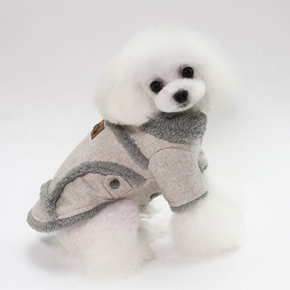 Cozy Winter Puffer Jacket - Insulated Dog Coat for French Bulldogs & Small Breeds