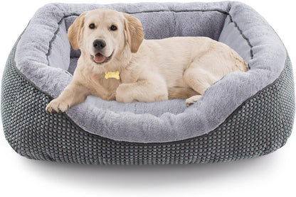 CozyNest Calming Bed - Anti-Anxiety Plush Pet Bed for Dogs & Cats