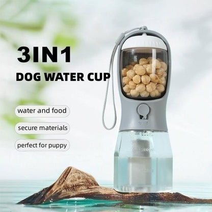 HydroFeed 2-in-1 Travel Bowl - Portable Water & Food Cup for Pets
