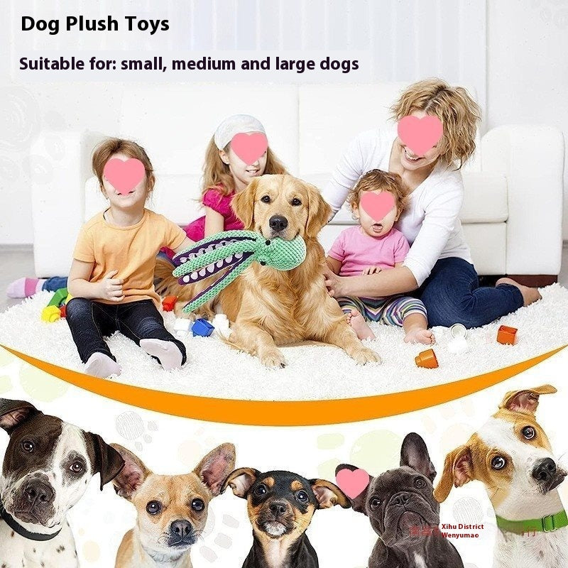 SquishSound Plush Squeaker - Interactive Soft Toy for Dogs & Cats
