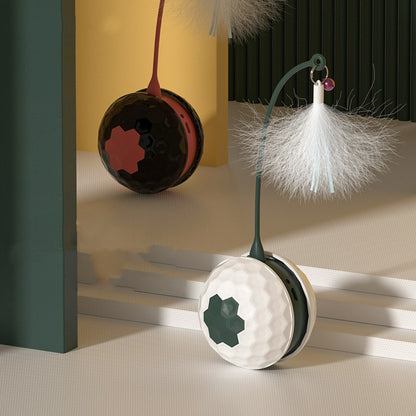 AutoPlay Smart Cat Teaser - Interactive Electric Feather Toy